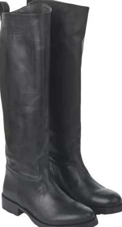 Leather riding boot