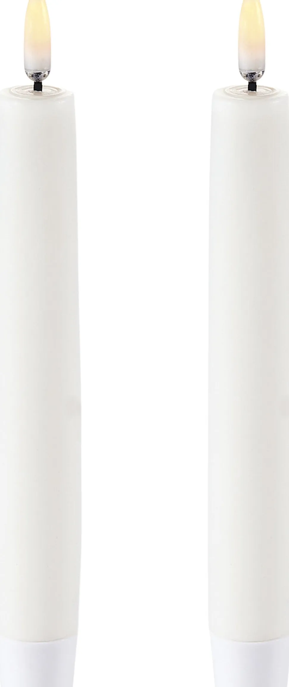 LED Taper Candle - twin pack - Nordic White - 2,3 x 15 cm
