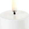 LED tealight 400~ battery incl., Nordic white wax, Smooth, 4x2,1 cm
