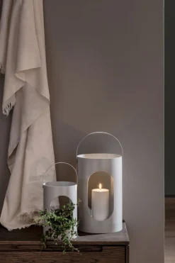 Light house lantern, Big, Light grey, 22x35 cm