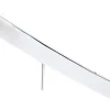 LIGHTARCH Candle Holder 1 arm Taper, Chrome 28 x 17 CM