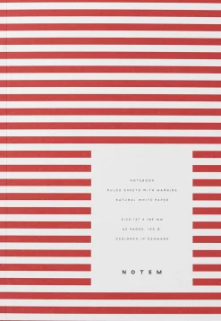 Lille notesbog, røde striber