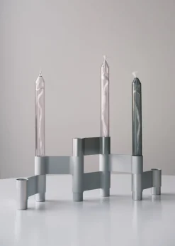 LINK, CANDLE HOLDER, POLISHED ALUMINIUM, 11060P