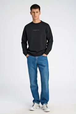 Logo chest print o-neck sweat