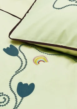 Lollipop Sengetøj 140x200 cm lys grøn