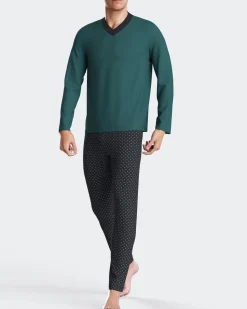 Long Pyjama set in Cotton