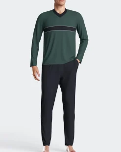 Long Pyjama set in Cotton