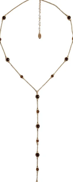 Long triple necklace