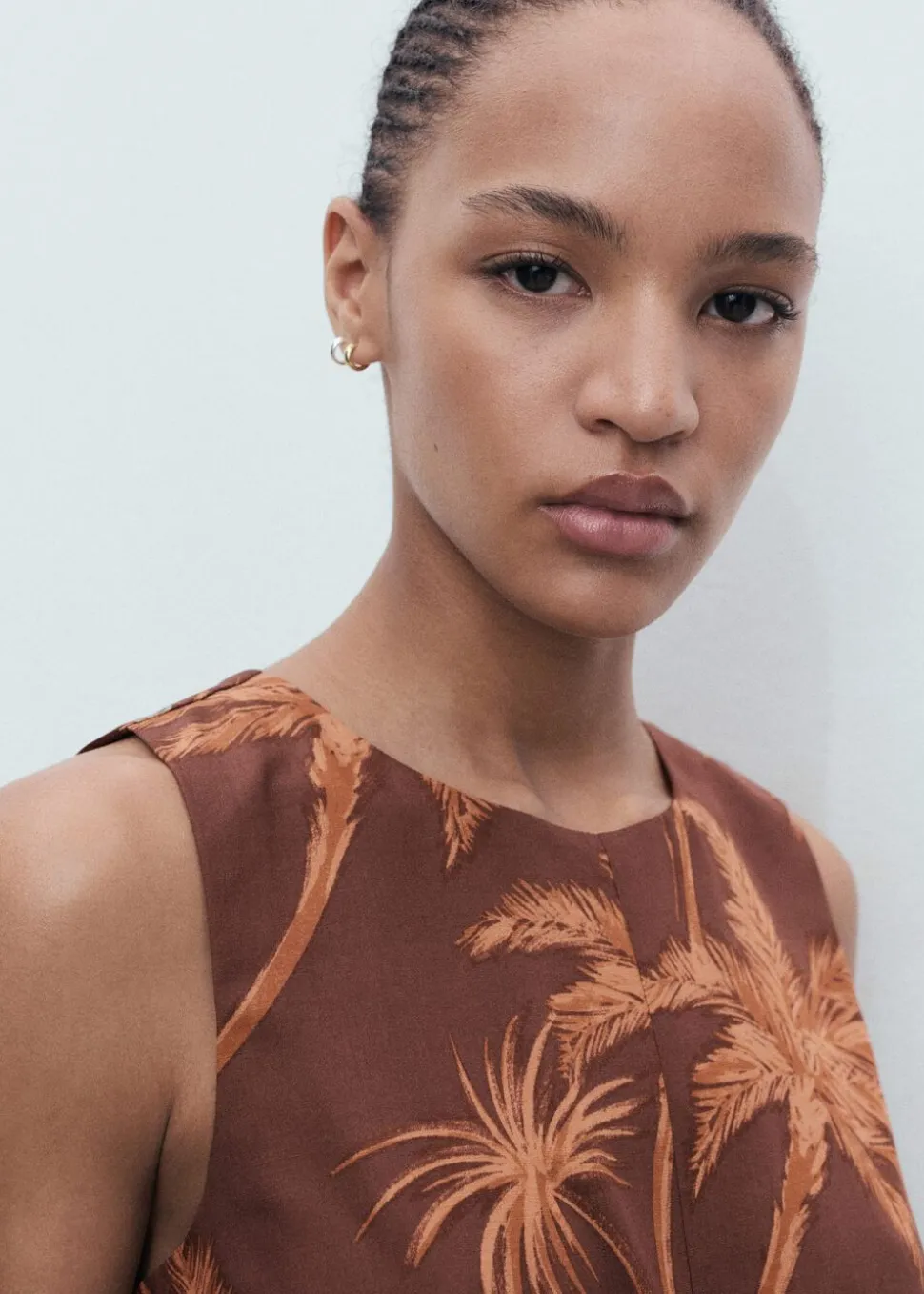 Lyocell jumpsuit with cut-out and k