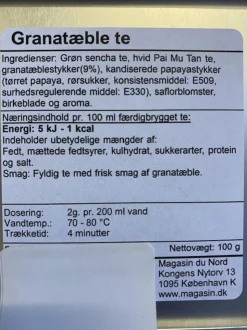 Magasin Granatæble te 100g