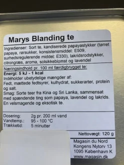 Magasin Marys Blanding te 120g