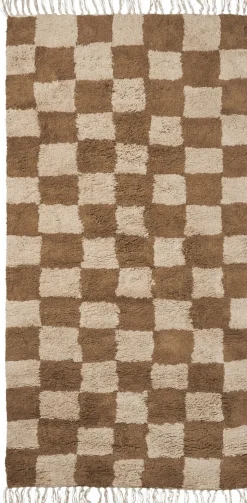 Mara Washable Rug - Tan/Warm Sand