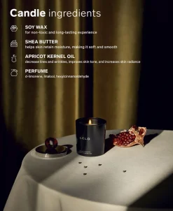 Massagelys - Black Pepper & Pomegranate