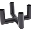 MATRIX Candle Holder - 4'arm Mini Taper - Matte Black - 7,5