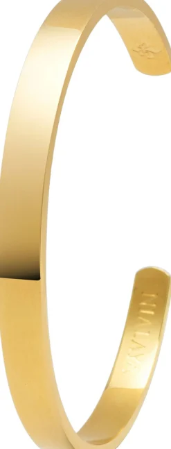 Men's Gold Open Cuff Bangle
