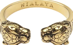 Men's Gold Plated Panther Ring
