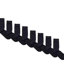 Mens plain sock - 8 pk navy