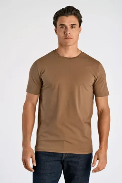 Mens stretch crew neck tee S/S