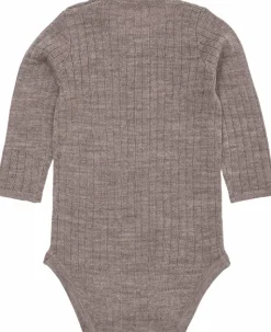 MERINO LS RIB BODYSTOCKING