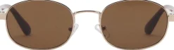 Metallic frame sunglasses