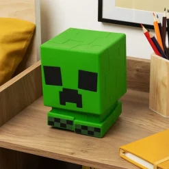 Minecraft Creeper SquishyGLO Silicone Lampe