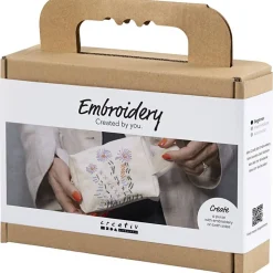 Mini DIY Kit Broderi, Makeup-taske