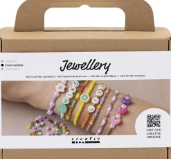 Mini DIY Mix Smykker, Farverige armbånd