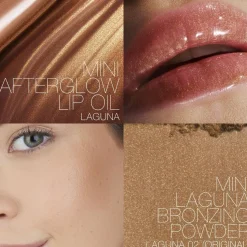 Mini Laguna Bronzer & Lip Oil Duo - Bronzepudder og læbeolie