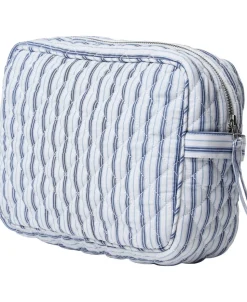 Moira 1 Make up bag Blue Stripe small