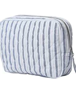 Moira 3 Make up bag Blue Stripe mini