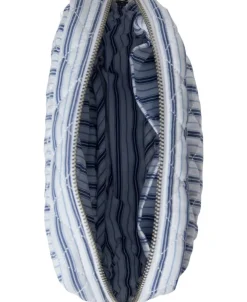 Moira 3 Make up bag Blue Stripe mini