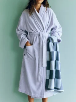 Mono Bathrobe-M/L-Lavender