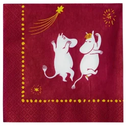 Moomin Arabia 33cm papirservietter Festlige Øjeblikke