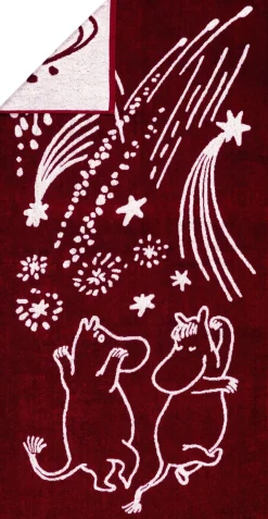 Moomin Arabia 70x140cm badehåndklæde Festlige Øjeblikke GOTS