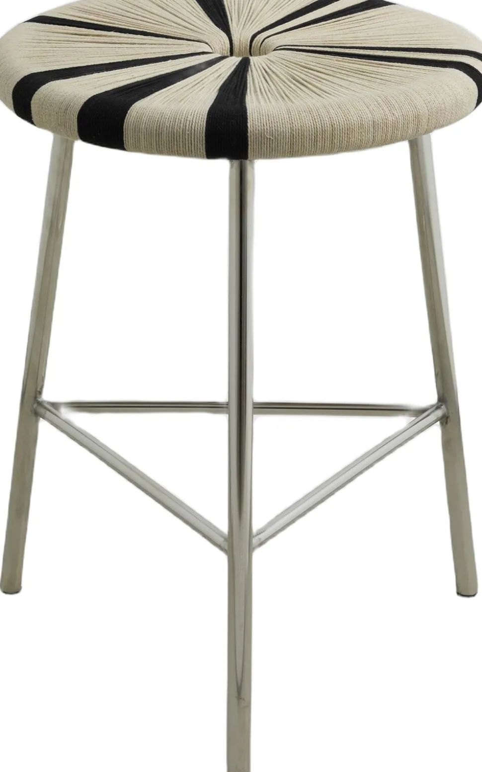 MORICE stool, low - black/ivory