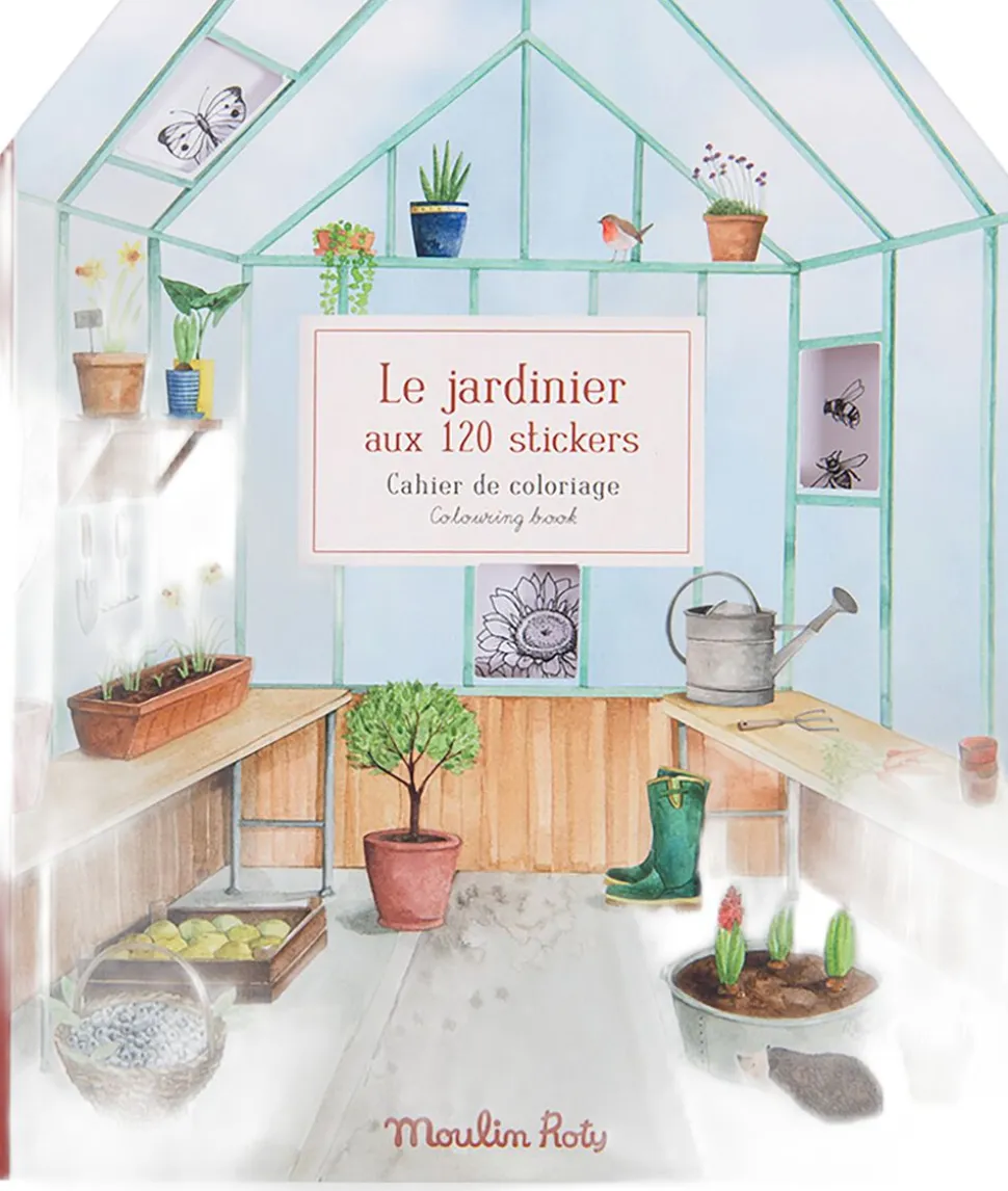 Moulin Roty - Klistermærkebog - Gartner