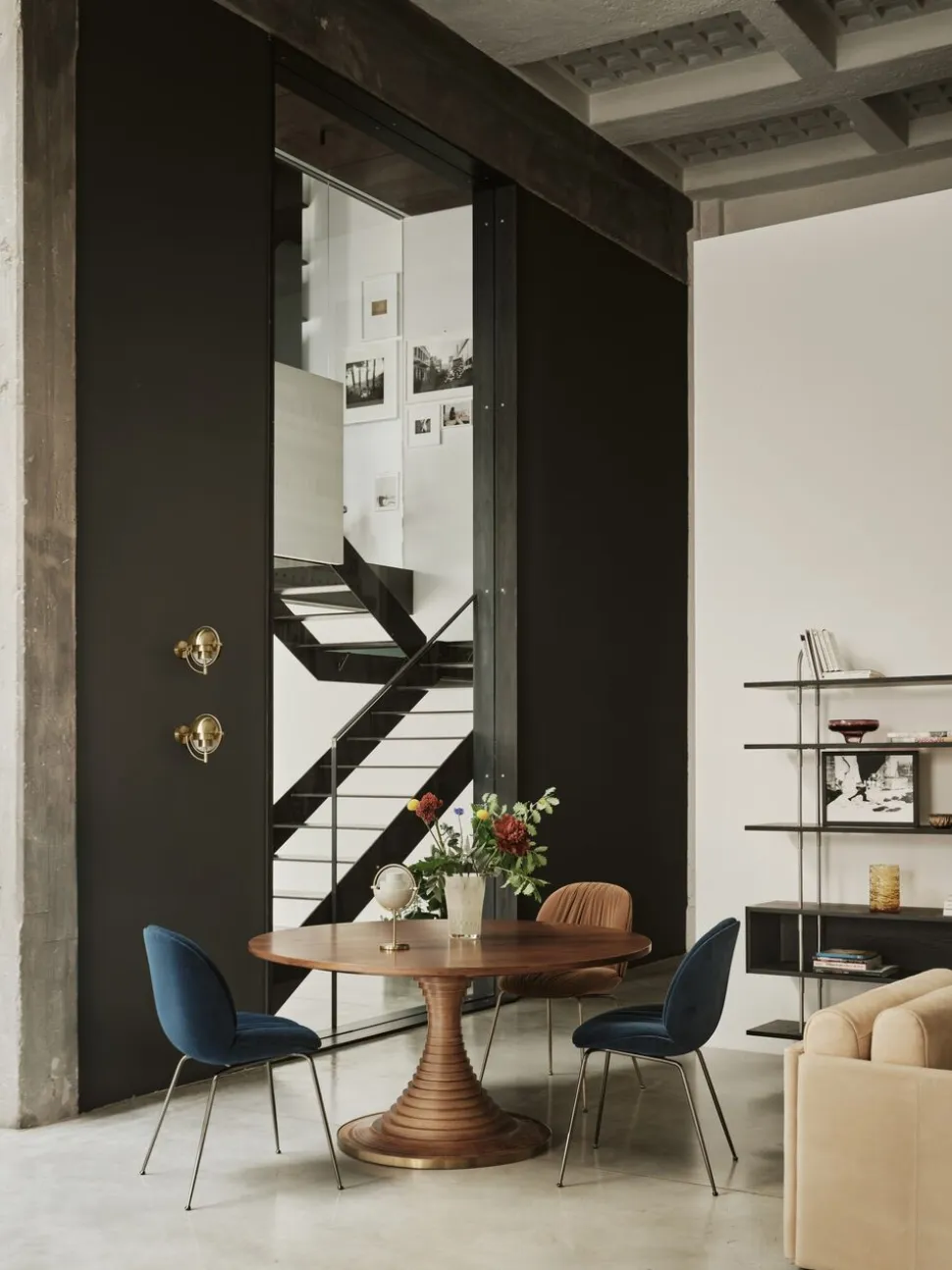 Multi-Lite Wall Lamp, EU Base: Brass, Shade: Brass Shiny