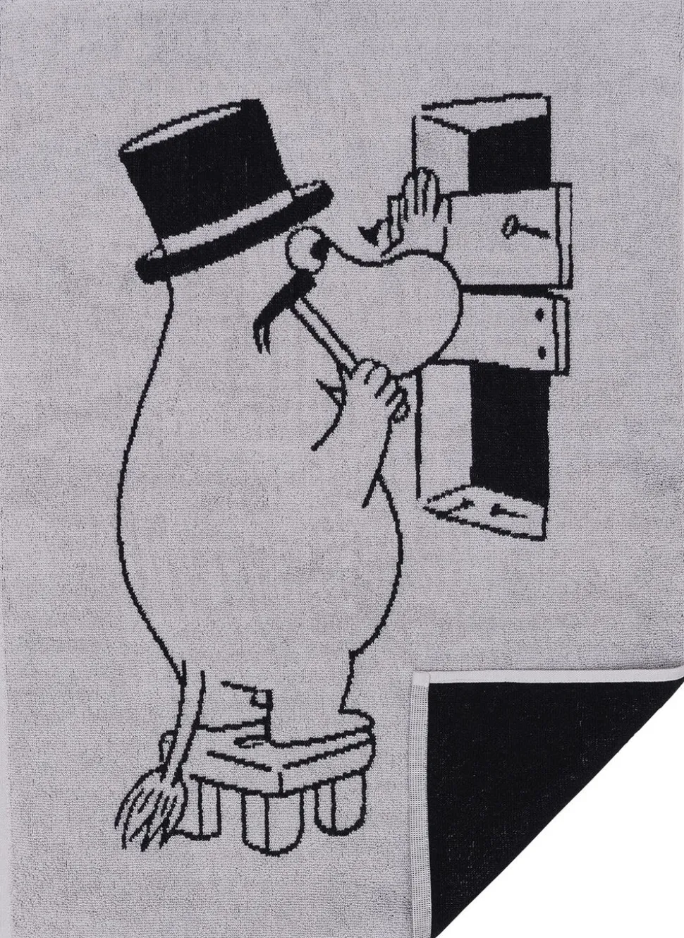 Mumi håndklæde, mumifar, grå