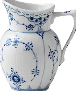 Musselmalet Halvblonde 17 cl. Flødekande