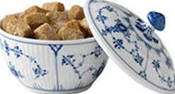 Musselmalet Riflet 15 cl. sukkerskål