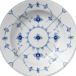 Musselmalet Riflet 23 cm. dyb tallerken