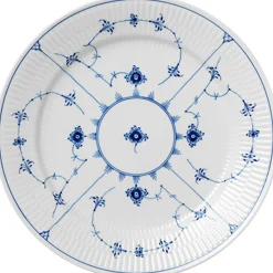 Musselmalet Riflet 27 cm. tallerken