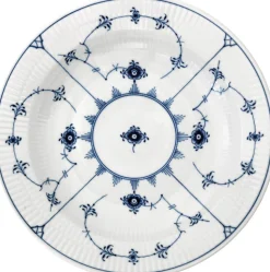 Musselmalet Riflet Dyb tallerken 27 cm