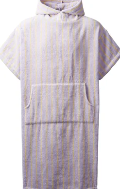 Naram Poncho - lilac & neon yellow