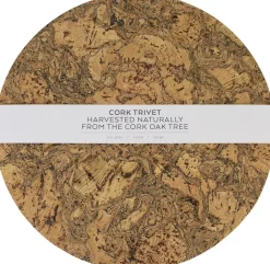 Natural Cork Rund Bordskåner - Large