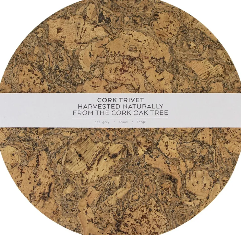 Natural Cork Rund Bordskåner - Large