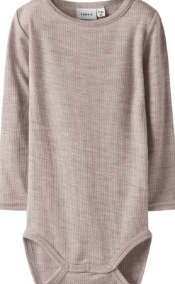 NBNWAX WOOL RIB LS BODY NOOS