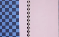 NELA notebook - Large, Blue check