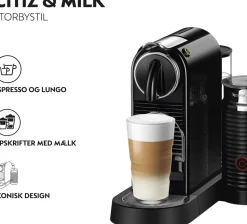 NESPRESSO® CitiZ&Milk kaffemaskine DeLonghi