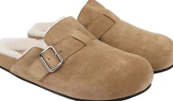 NESSO - SKIN MULES WITH ADJUSTABLE BUCKET